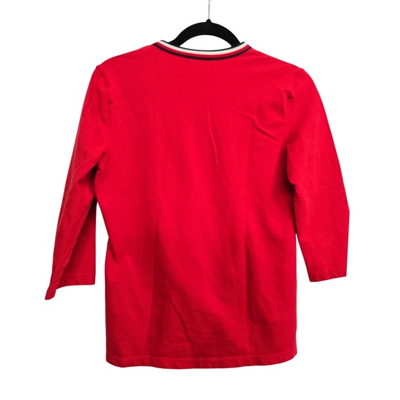 Tommy Hilfiger Red Knit Tops Bundle 2pcs Small coastal‎ Preppy Sporty  Casual - Picture 10 of 11
